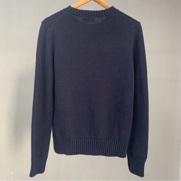 Polo by Ralph Lauren Navy Sweater with Bear Design - Picture 2 of 8